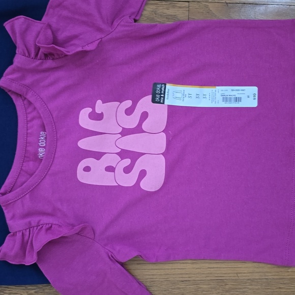 OKIE DOKIE BRAND TODDLER GIRLS BUNDLE OF 3 TOPS SIZE 3T - Picture 5 of 16
